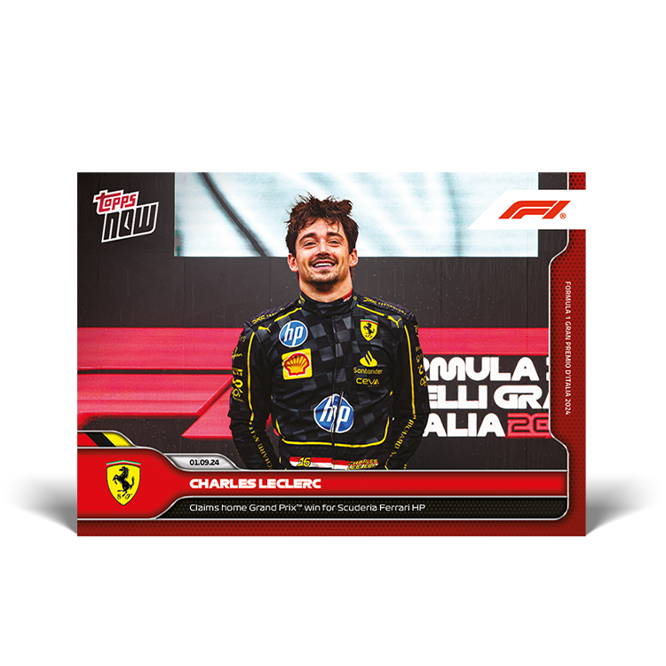 Charles Leclerc 2024 Formula 1 Topps NOW card 49