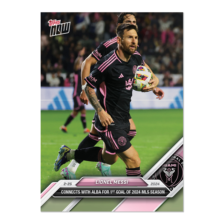 Lionel Messi 2024 MLS Topps NOW card 9