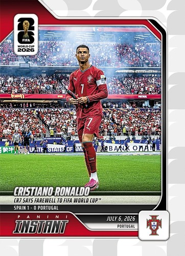 Cristiano Ronaldo 2026 Panini Instant FIFA World Cup base card 214